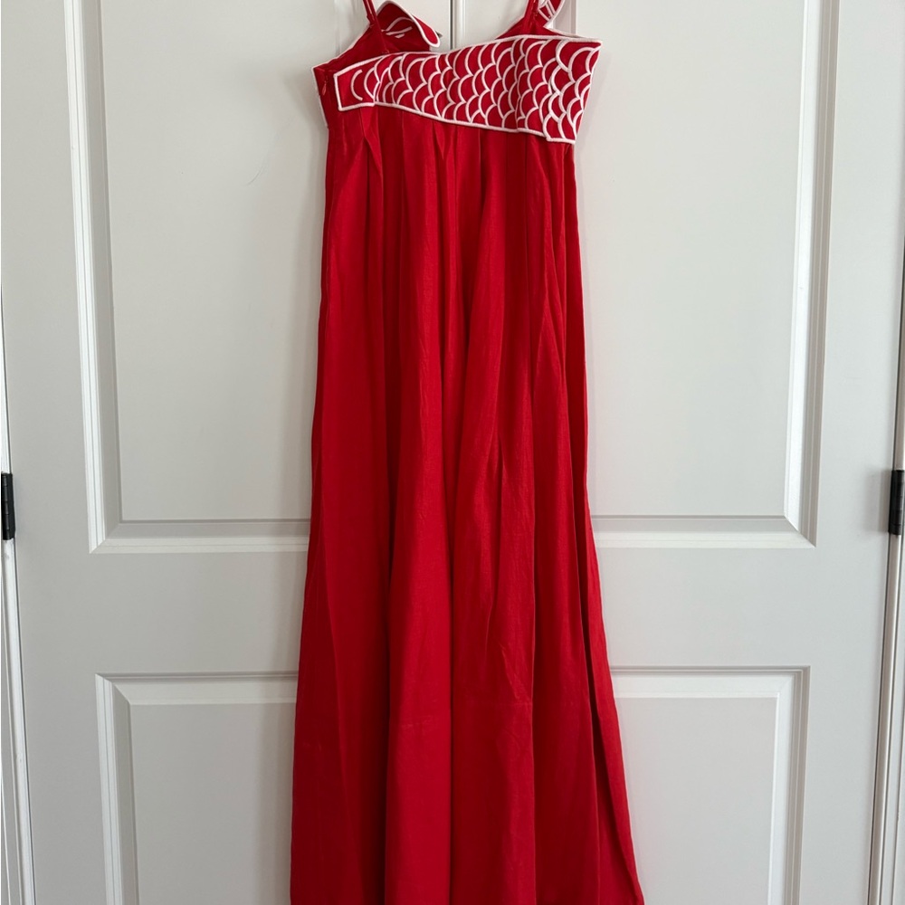 Farm Rio Red Fish Top Maxi Dress - Picture 6 of 13